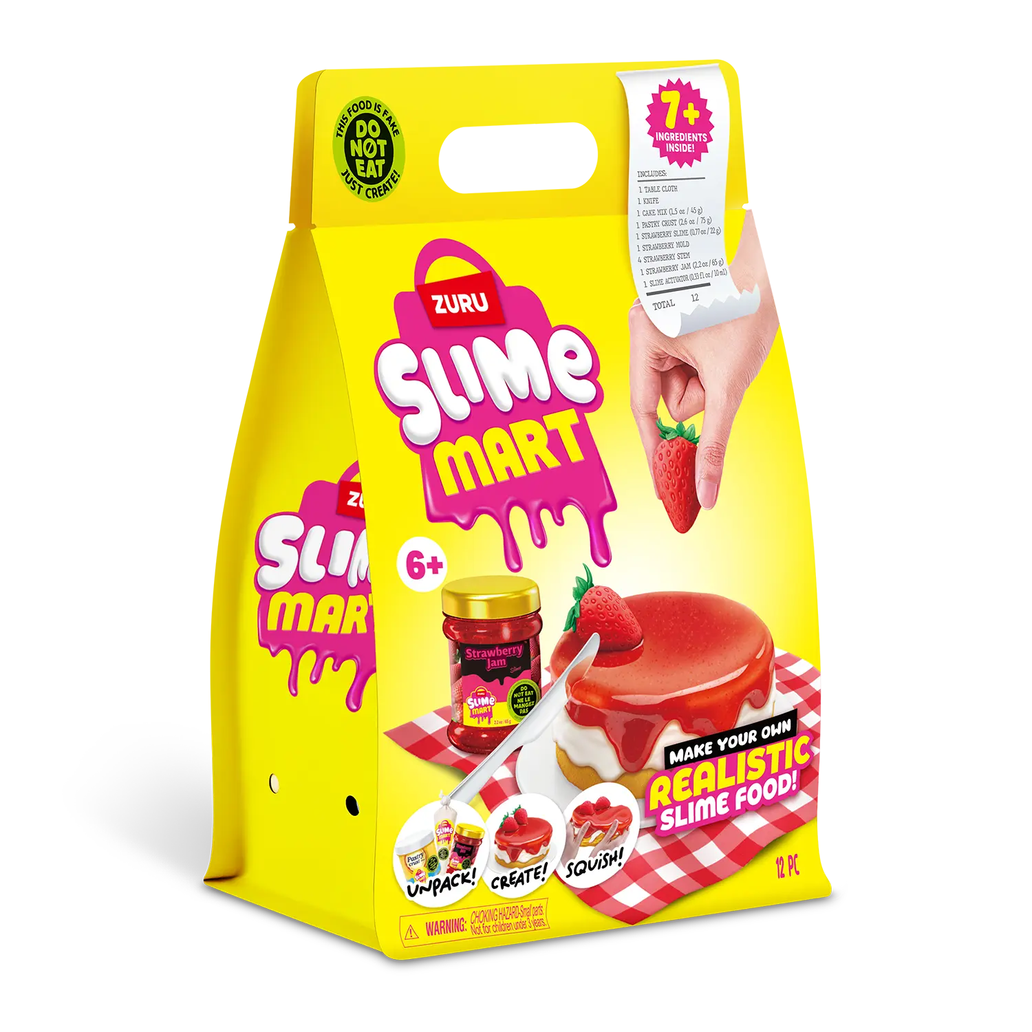 Slime Mart Small Shopping Bag – Strawberry Cheesecake (Series 1)