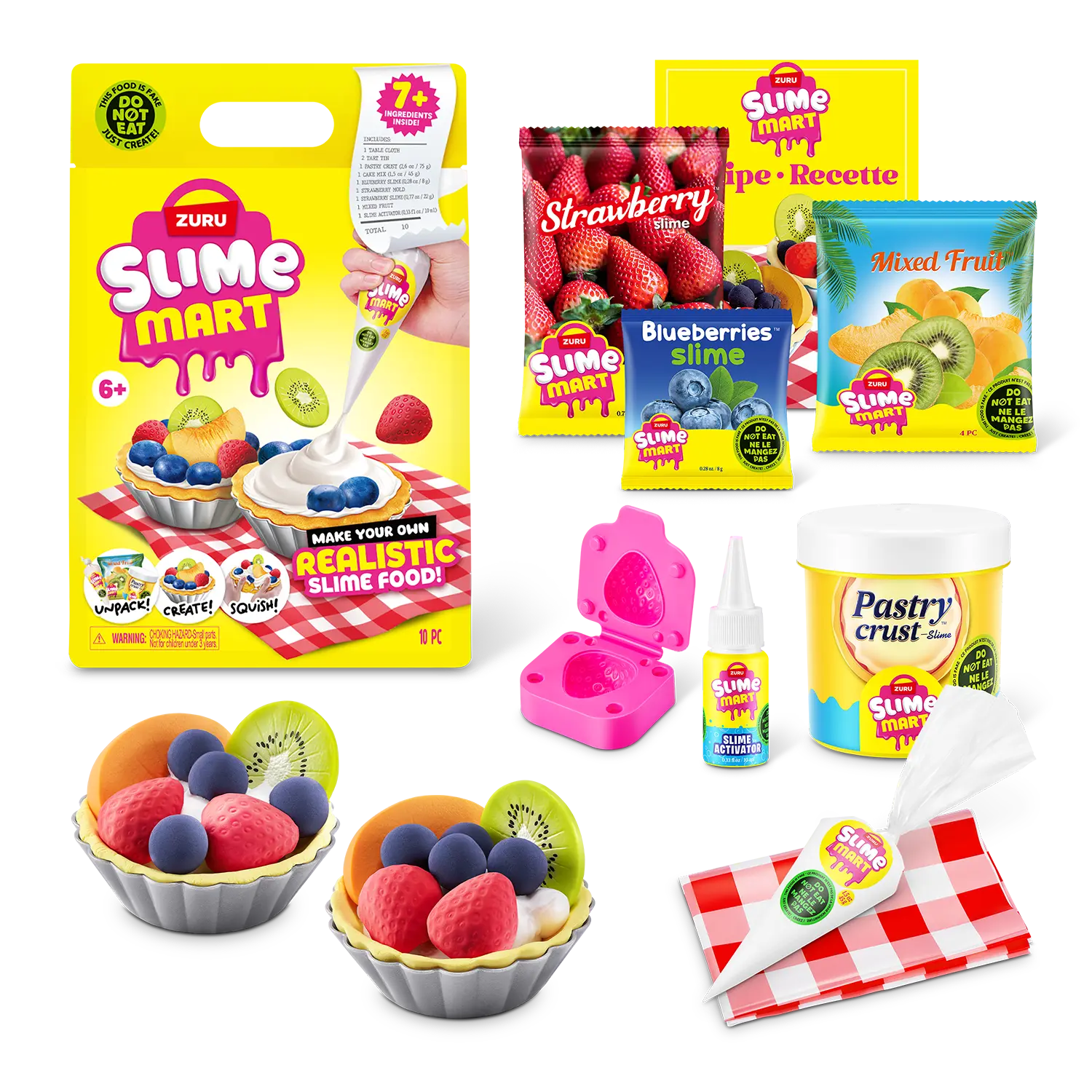 Slime Mart Small Shopping Bag – Fruit Tart (Series 1)