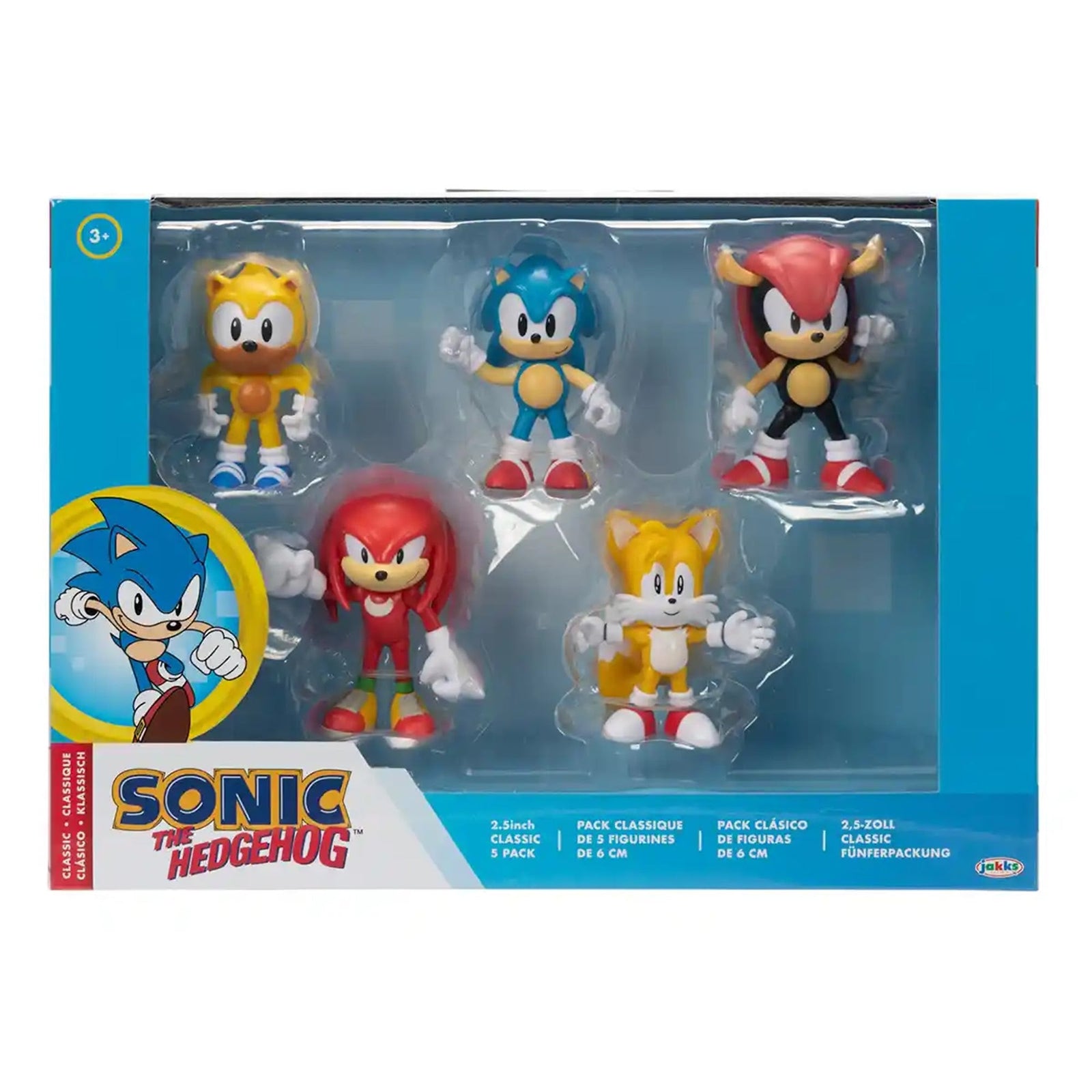 Sonic 2.5" Figures 5-PK