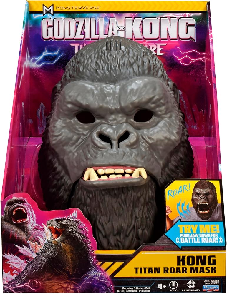 Godzilla x Kong Kong Mask RolePlay w/sounds