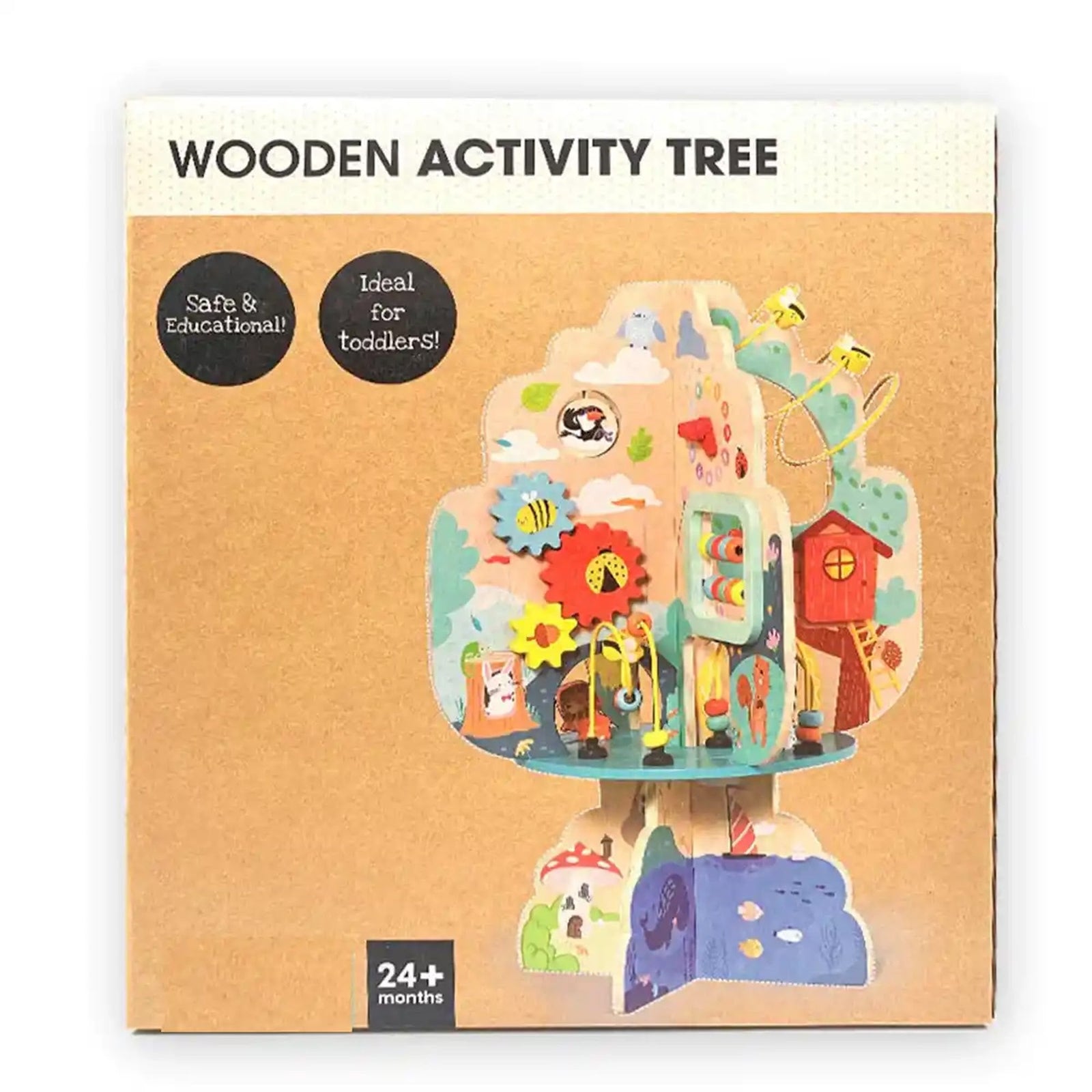 Edufun Wooden Activity tree 2-4YRS