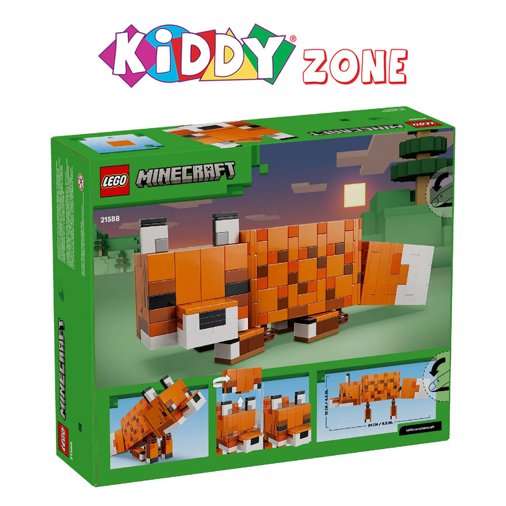 LEGOÃÂ® MinecraftÃÂ® The Fox Gaming Decoration Toy Gift 21588