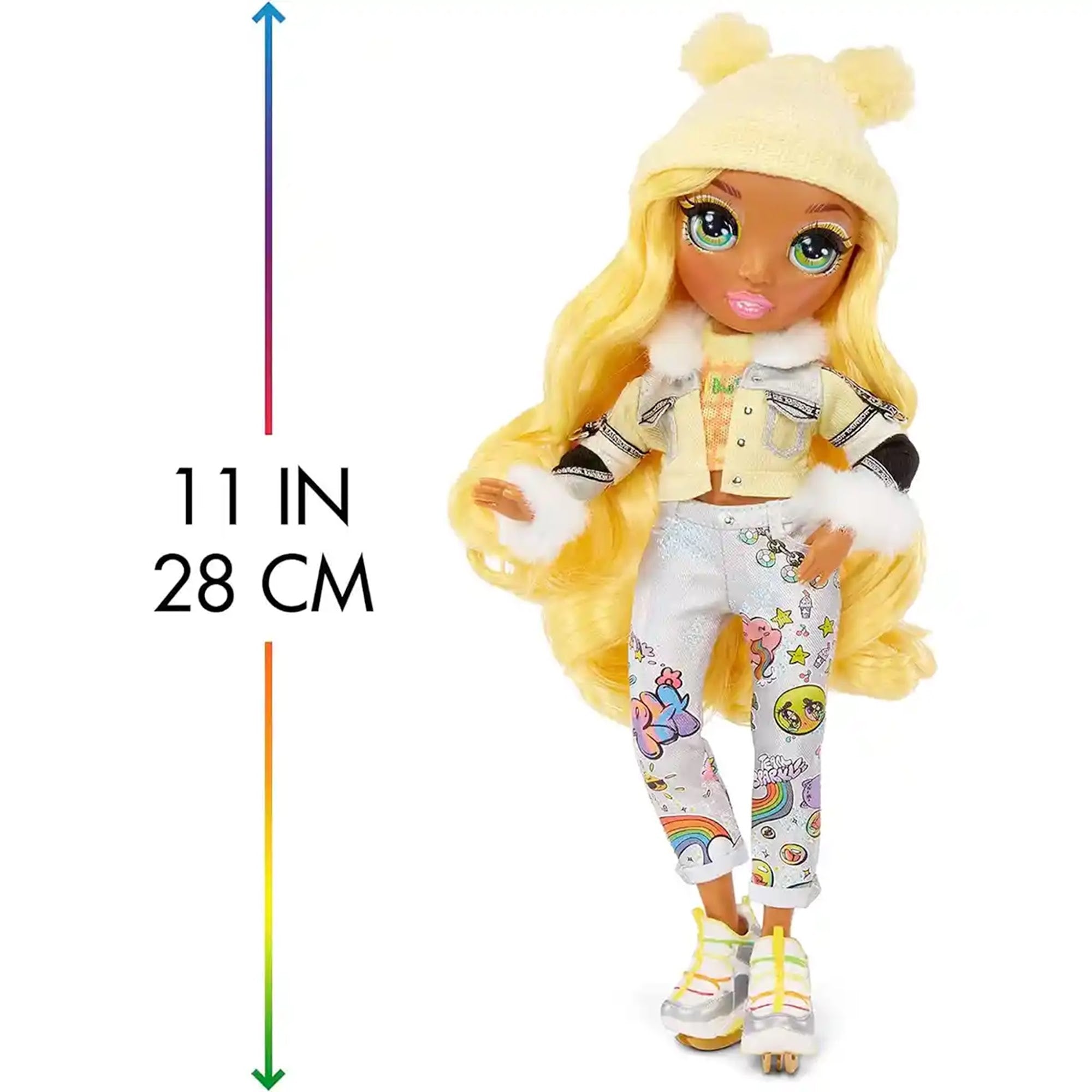Rainbow High Fashion Winter Break Doll- Sunny Madison (Yellow)