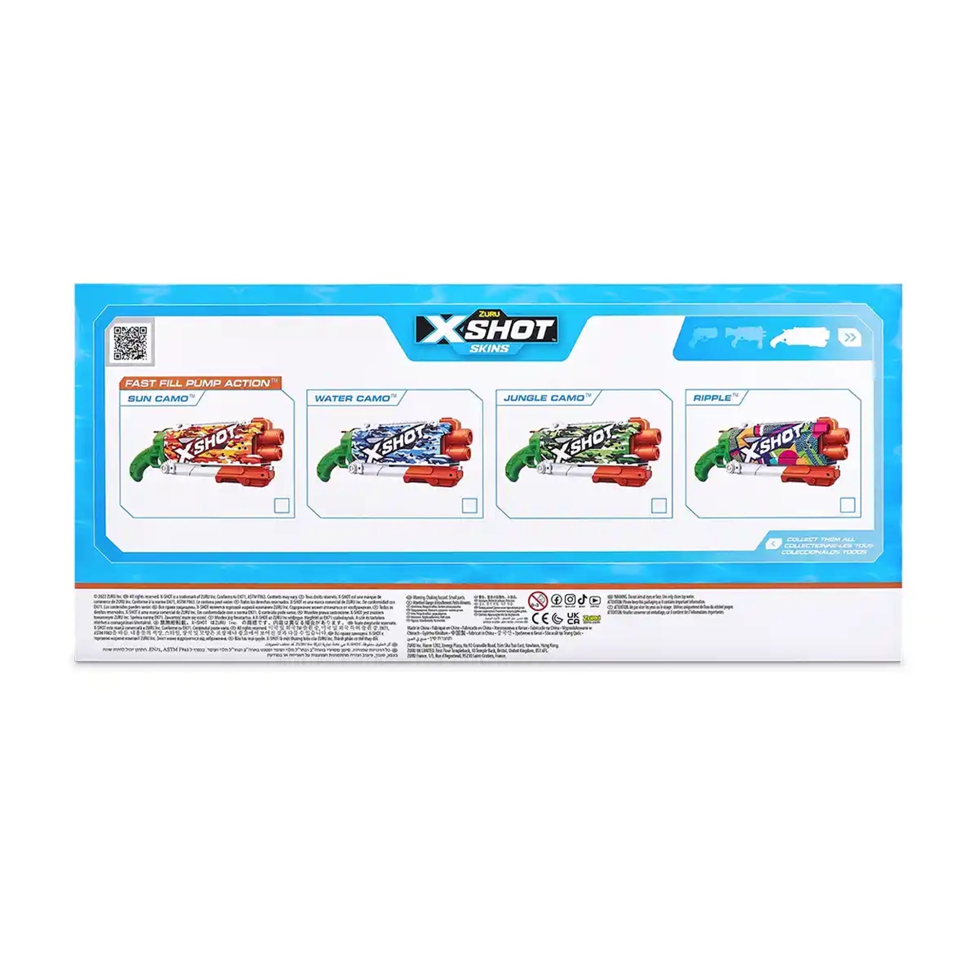 X-Shot Shotgun Fast-Fill Skins Open Box,Bulk