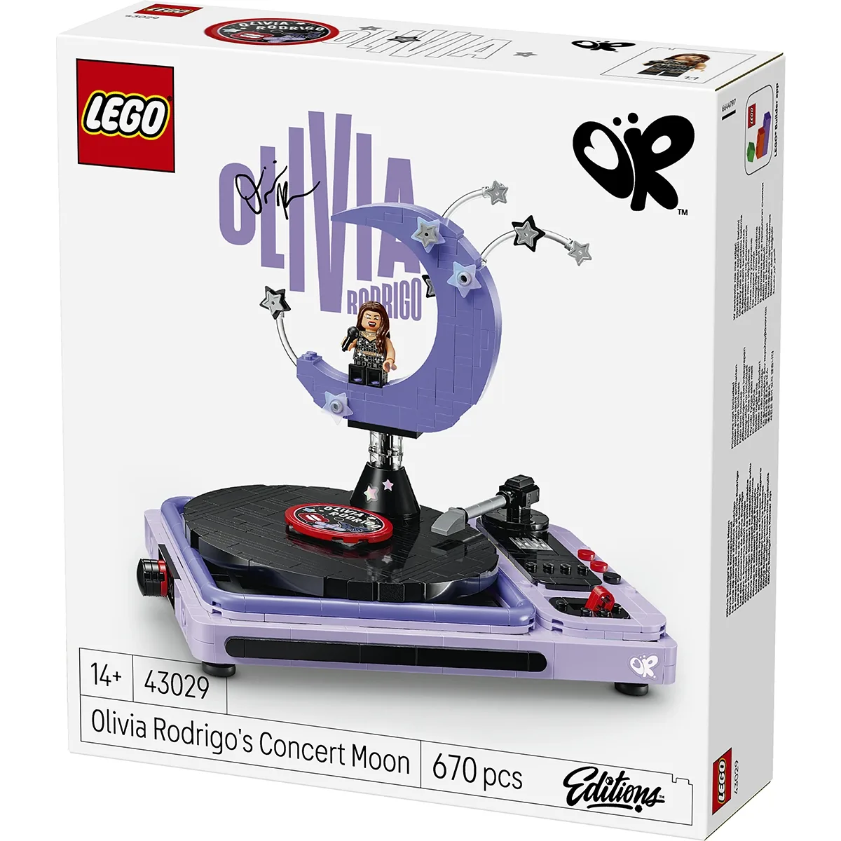 LEGO Editions Music Olivia Rodrigo's Concert Moon-43029