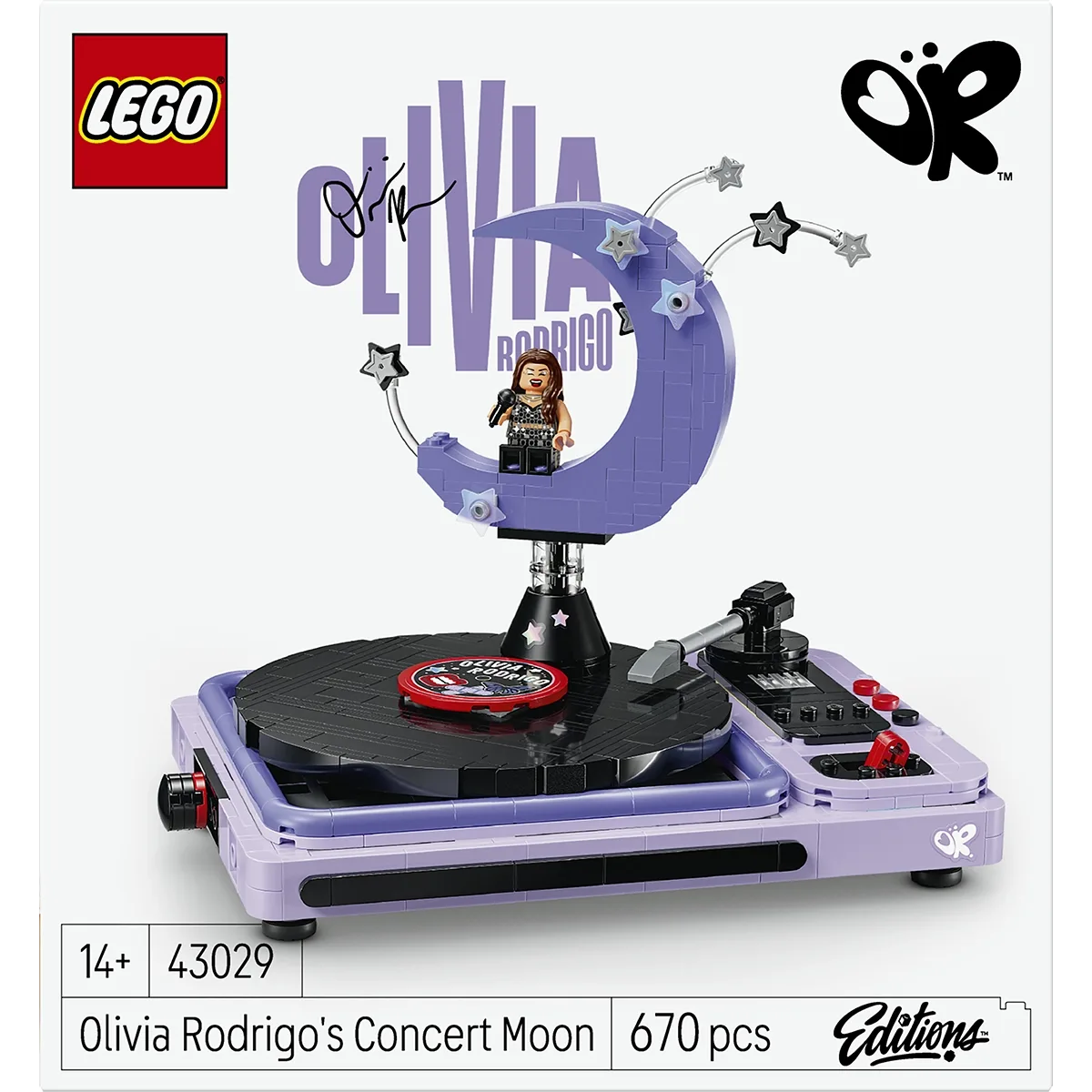 LEGO Editions Music Olivia Rodrigo's Concert Moon-43029