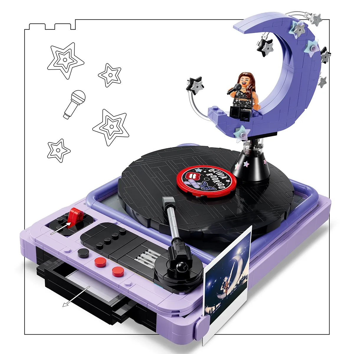 LEGO Editions Music Olivia Rodrigo's Concert Moon-43029