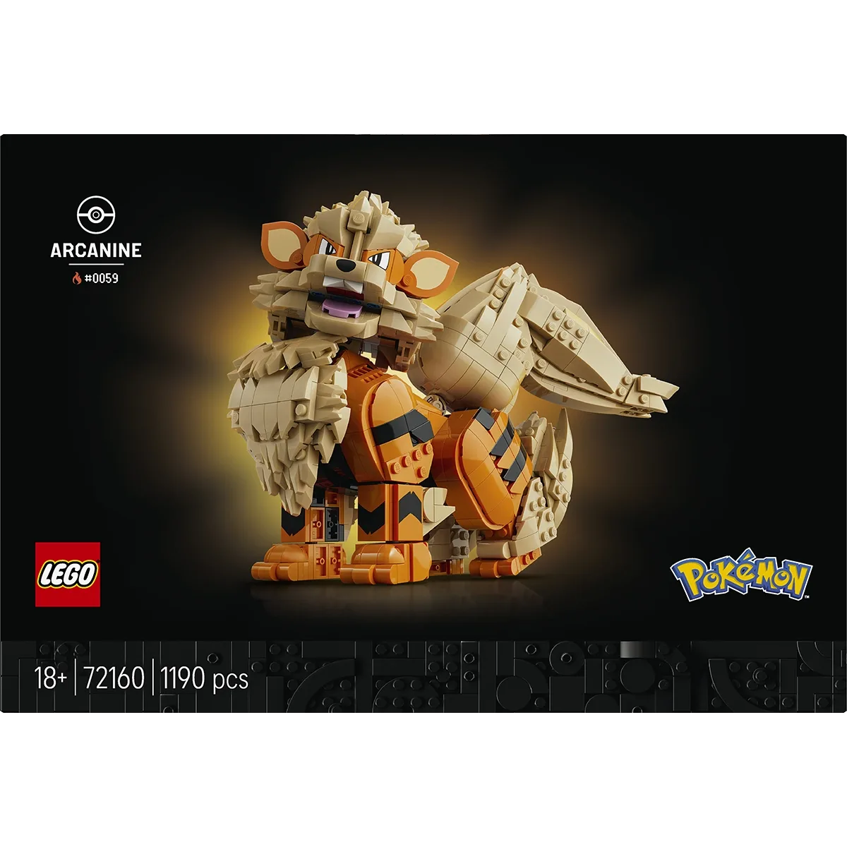 LEGO Pokemon Arcanine-72160