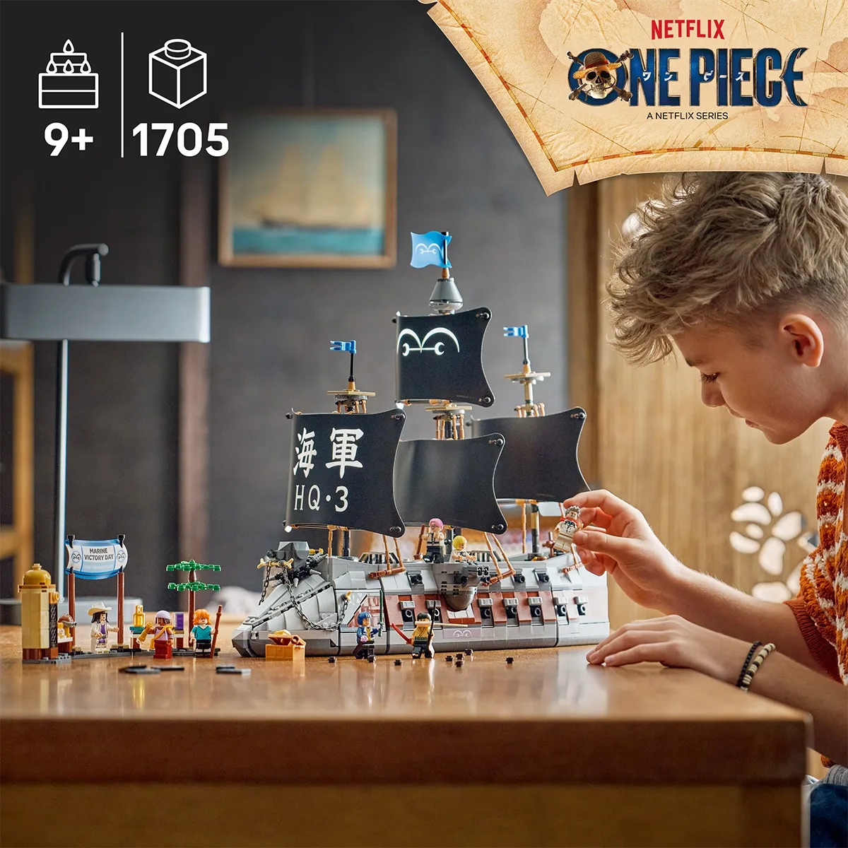 LEGO One Piece Garp's Marine Battleship-75646