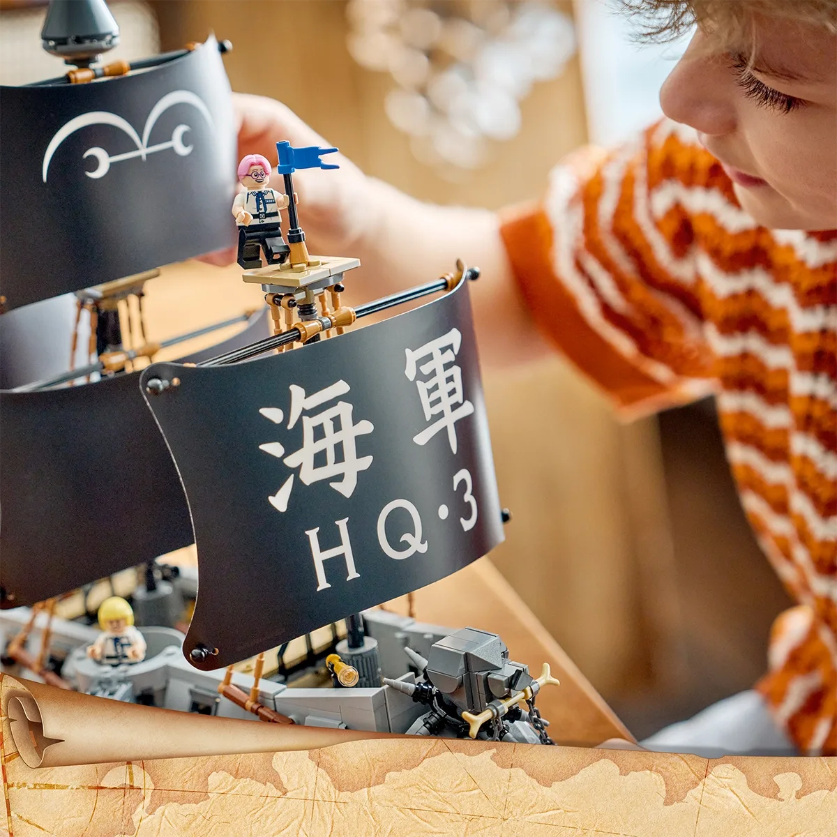 LEGO One Piece Garp's Marine Battleship-75646
