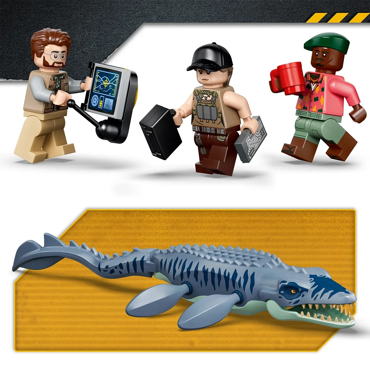 LEGO Jurassic World Mosasaurus Dinosaur Boat Attack-77983