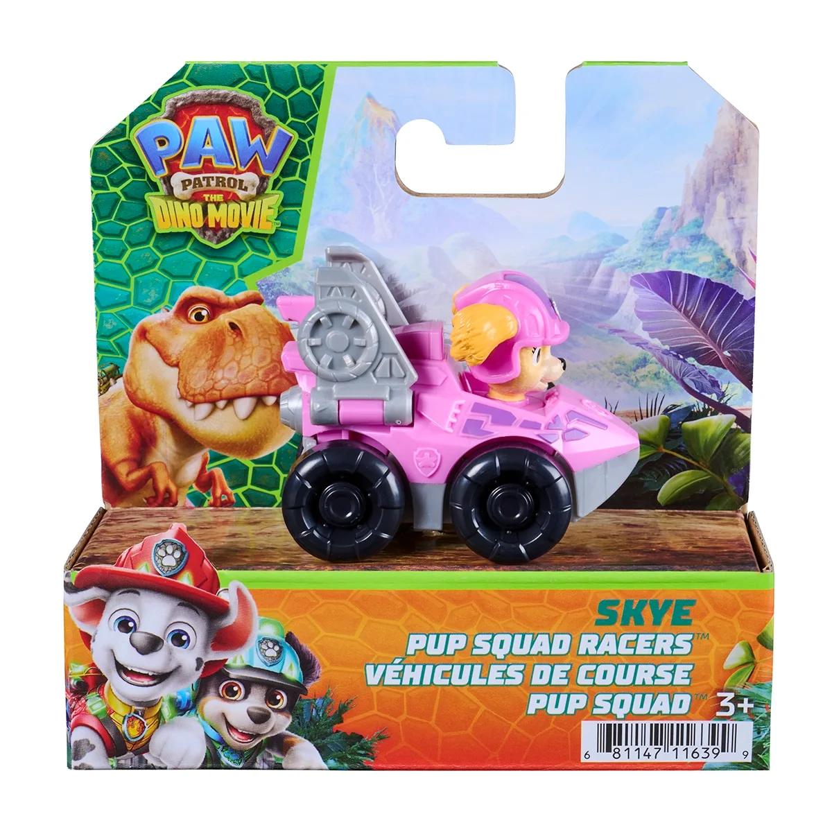 Paw Patrol Movie3 Dino Pup SquadRcr Assorted