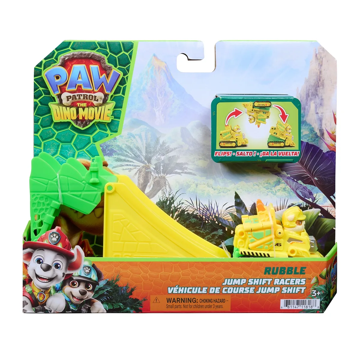 Paw Patrol Movie3 Dino PupSquad Jflip Assorted