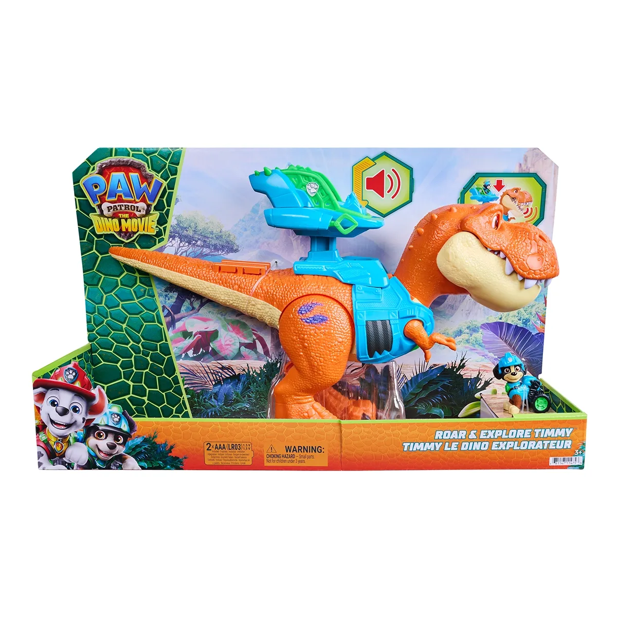 Paw Patrol Movie3 Dino Figure Roar & Explore Timmy
