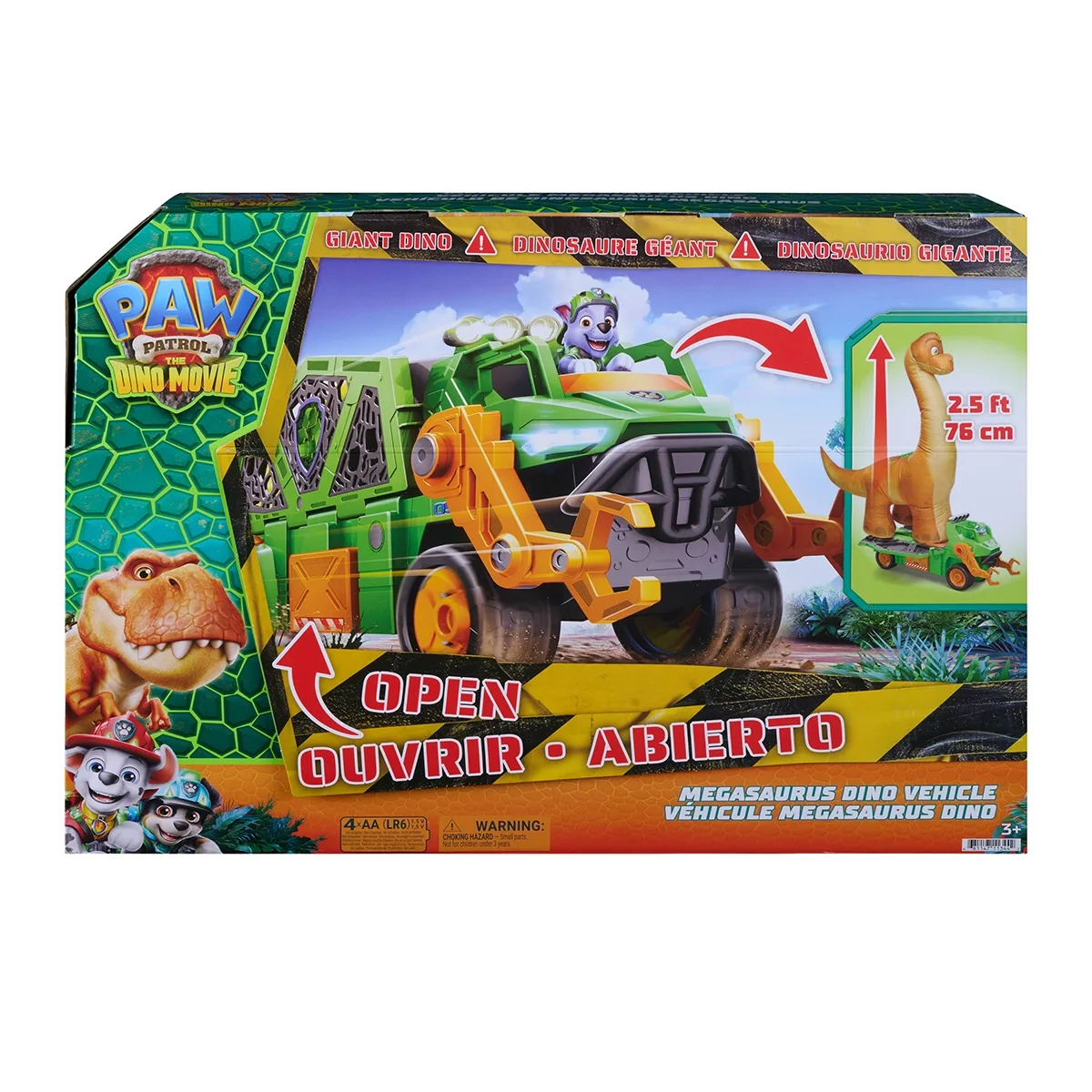 Paw Patrol Movie3 Dino Megsurs Dino Vhcl