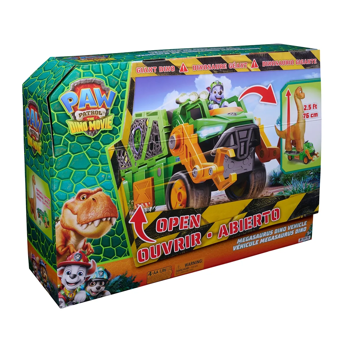 Paw Patrol Movie3 Dino Megsurs Dino Vhcl