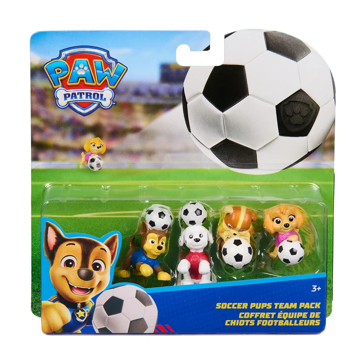 Paw Patrol Football Figure Pups Team Pack