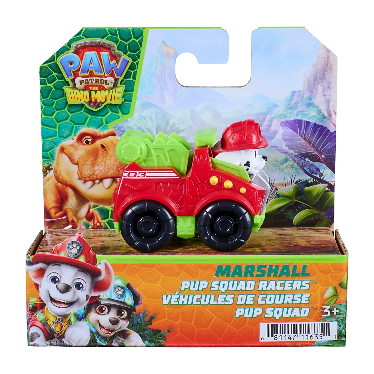 Paw Patrol Movie3 Dino Pup SquadRcr Assorted