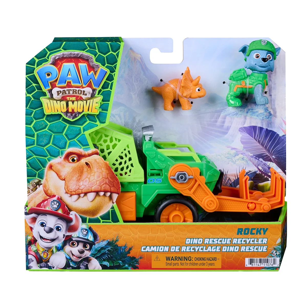 Paw Patrol Movie3 Dino Themed Vehicls Assorted