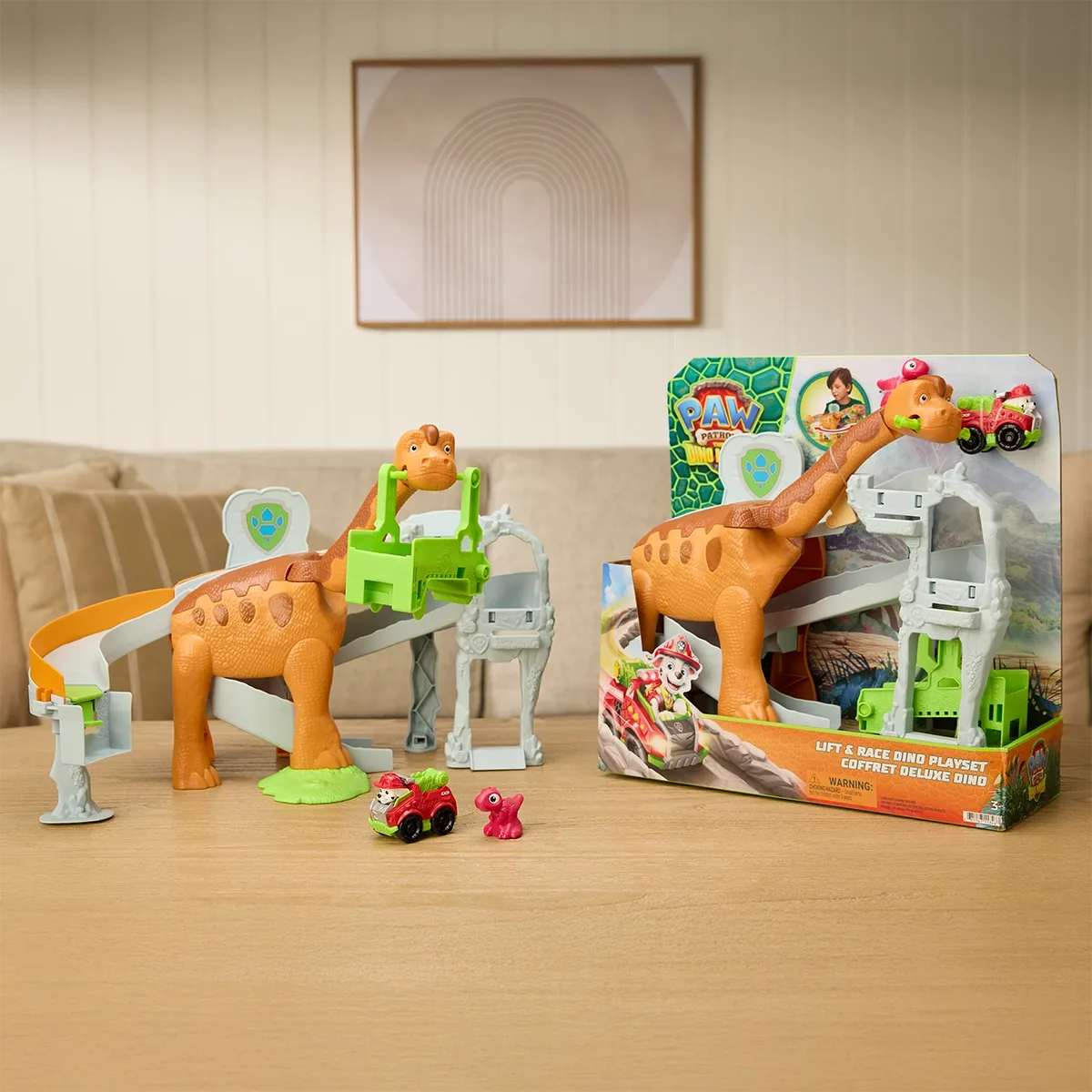 Paw Patrol Movie3 Dino Lift & Race Dino Playset