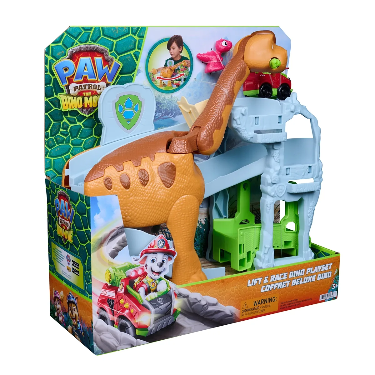 Paw Patrol Movie3 Dino Lift & Race Dino Playset