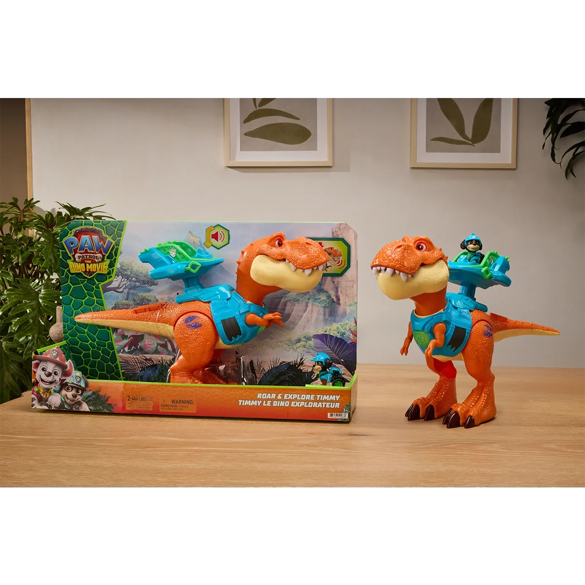 Paw Patrol Movie3 Dino Figure Roar & Explore Timmy