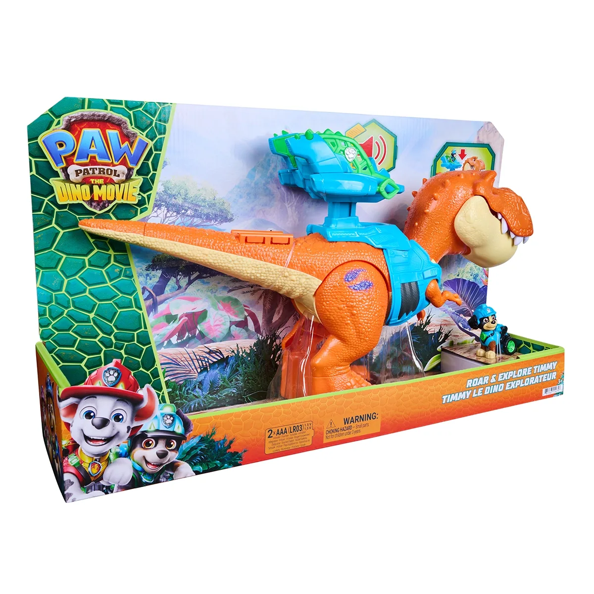 Paw Patrol Movie3 Dino Figure Roar & Explore Timmy