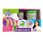 DOCTOR SQUISH - DIY MAGIC SLIME DOUBLE SET - GREEN AND PURPLE - 240 GRAMS