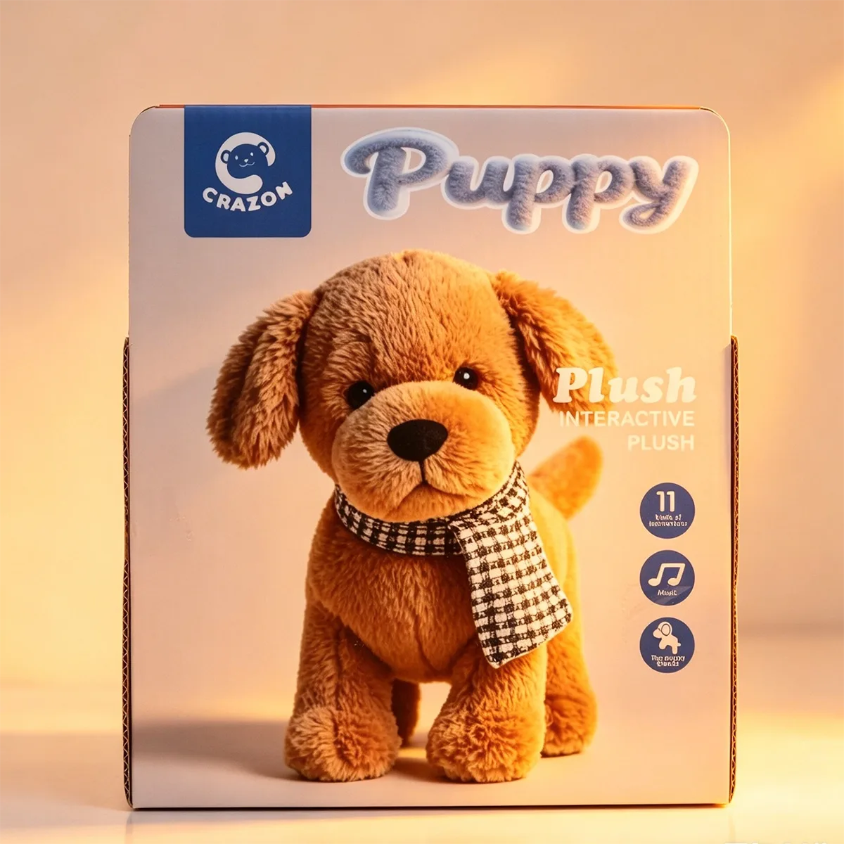 Crazon Interactive Plush Voice Puppy Dog