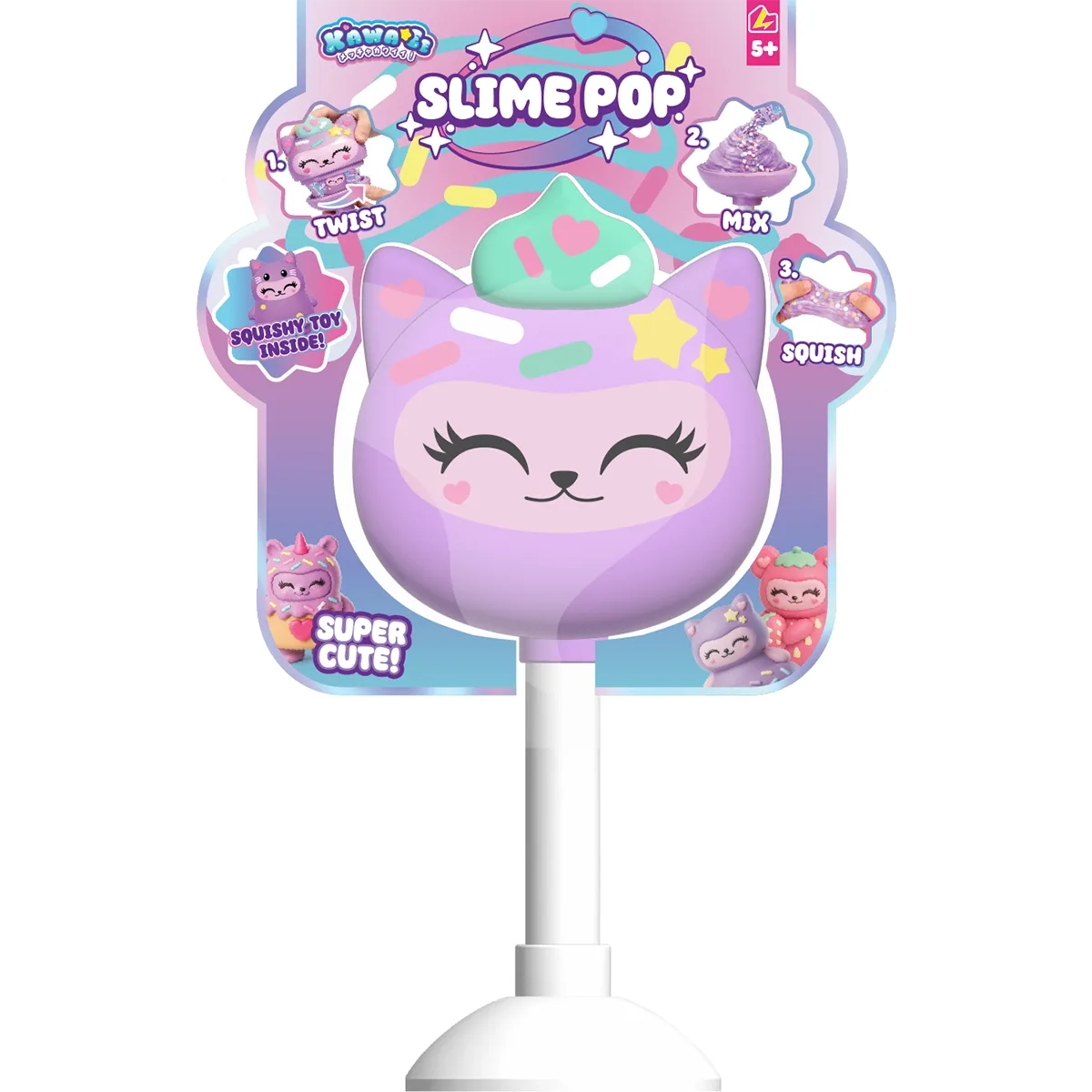 Kawaee Shake N Slime Cuties Lolipop