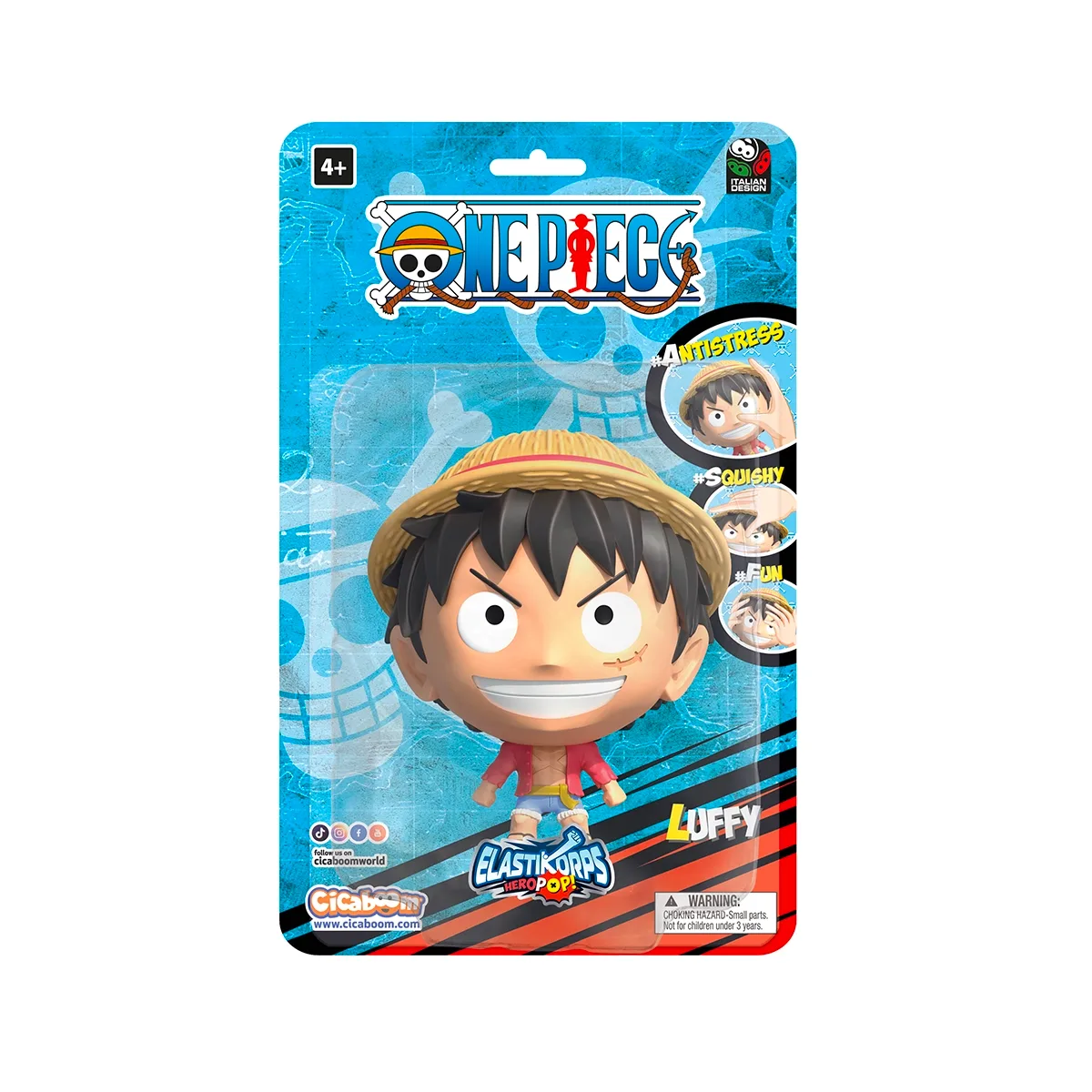 One Piece Elastikorps HeroPop 10cm Luffy (PDQ)