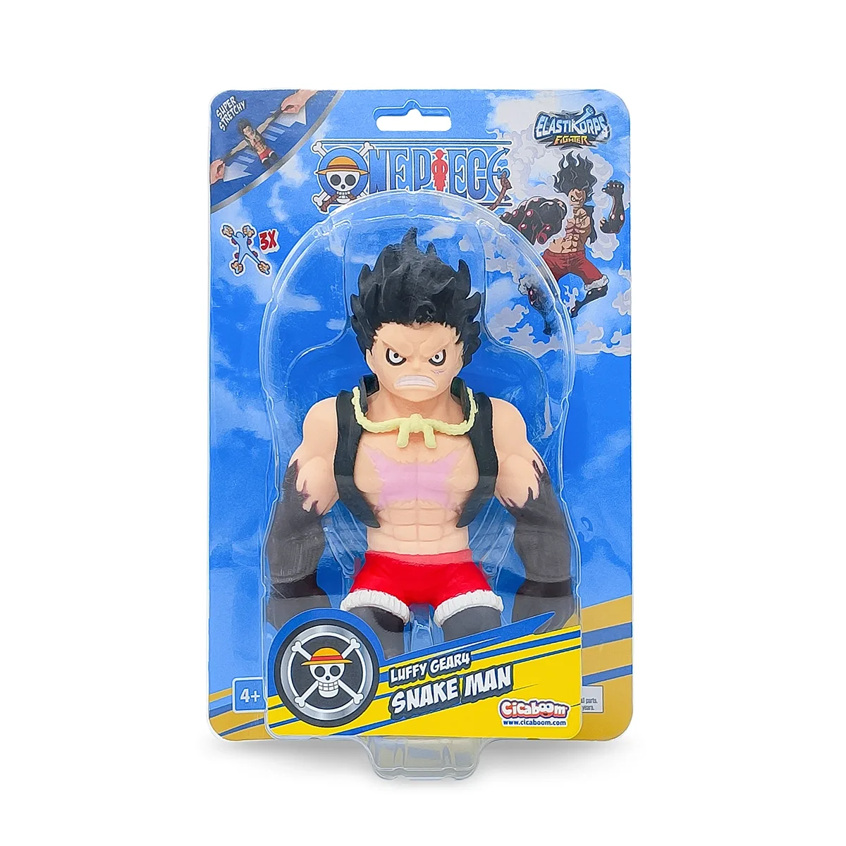 One Piece Elasticorps 12cm Luffy SnakeMan (PDQ)