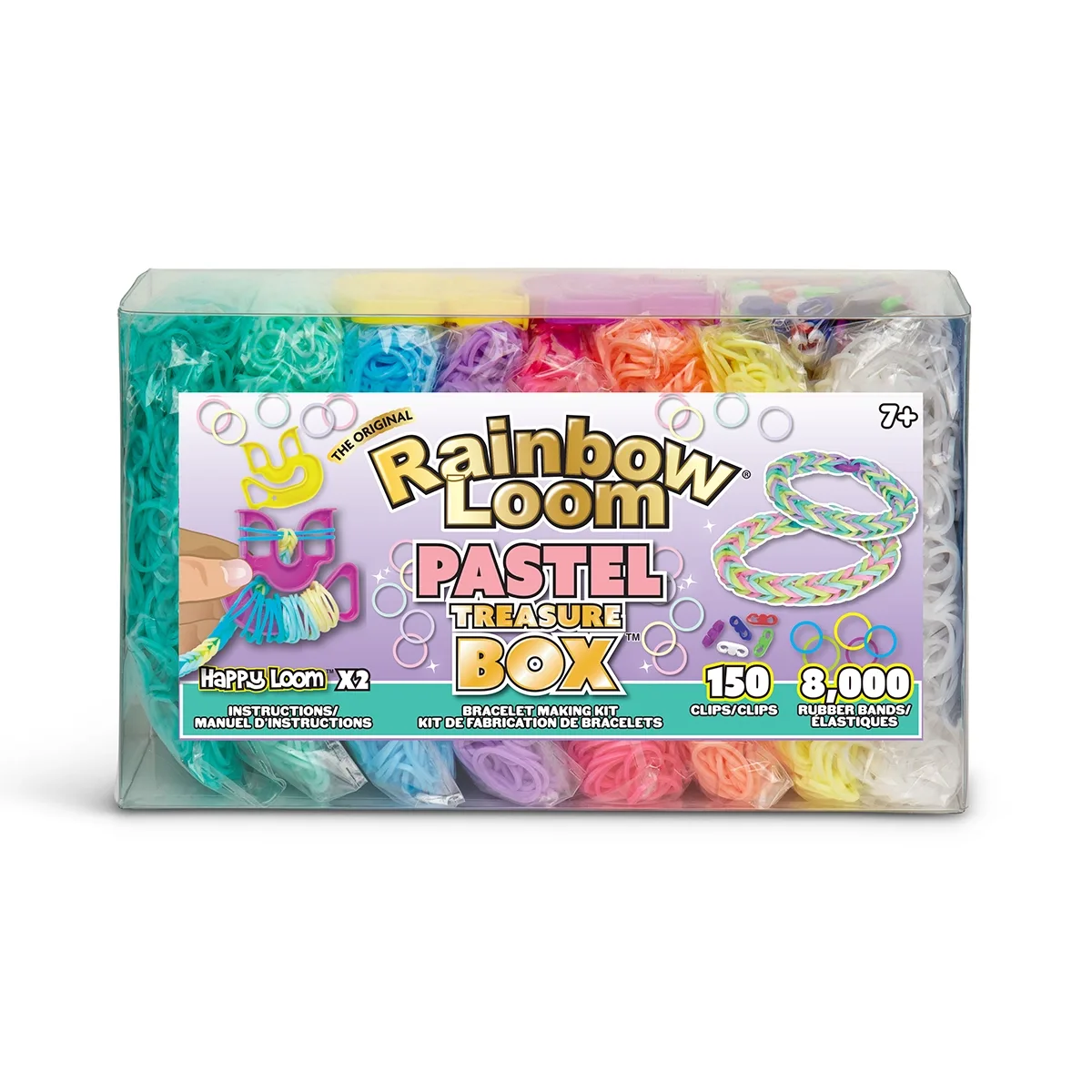 Rainbow Loom Treasure Box Pastel