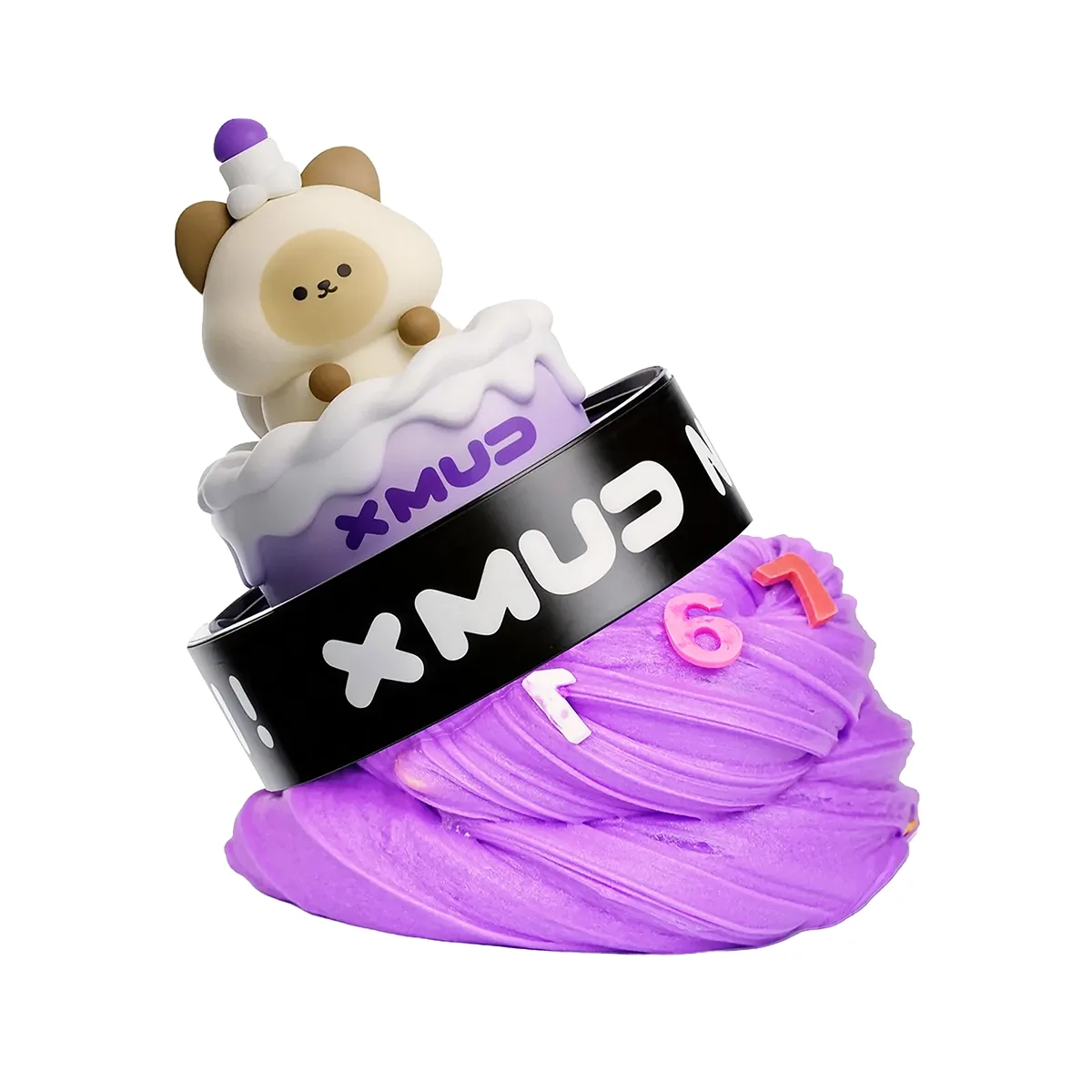 X Mud Capsule Slime Cake Cat