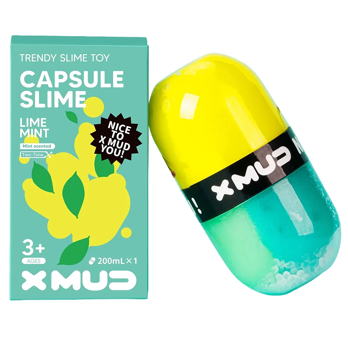 X Mud Capsule Slime Lime Mint