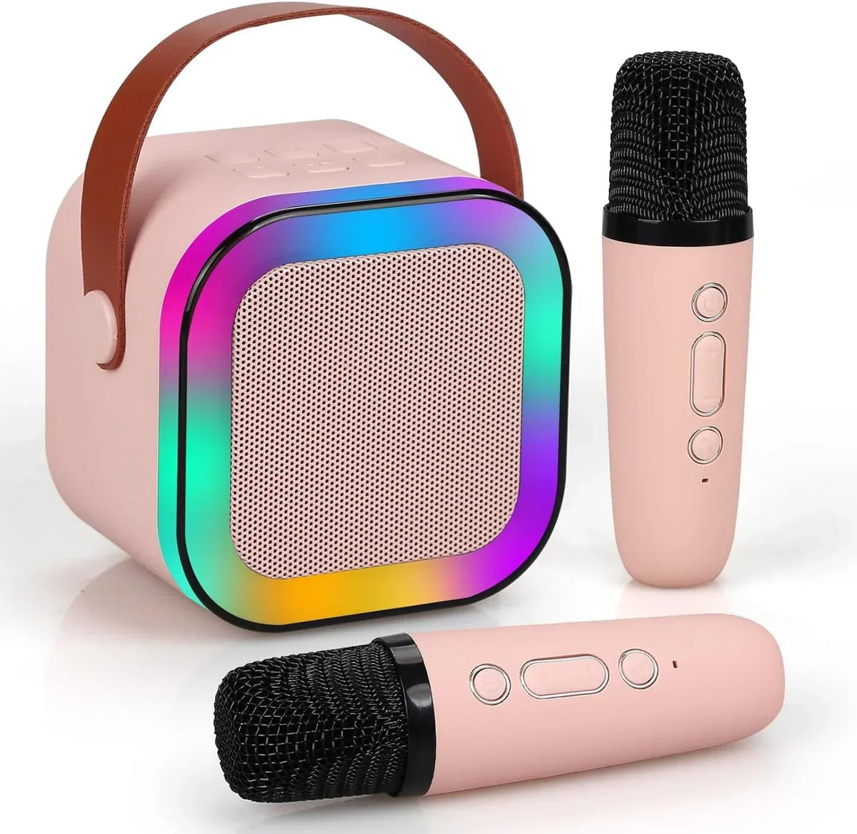 BLUETOOTH KARAOKE SET PINK 3YRS+