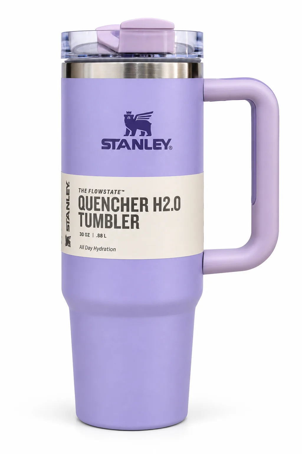 Stainless Steel Insulated Drinking Straw Cup PURPLE 887ML 3YRS+