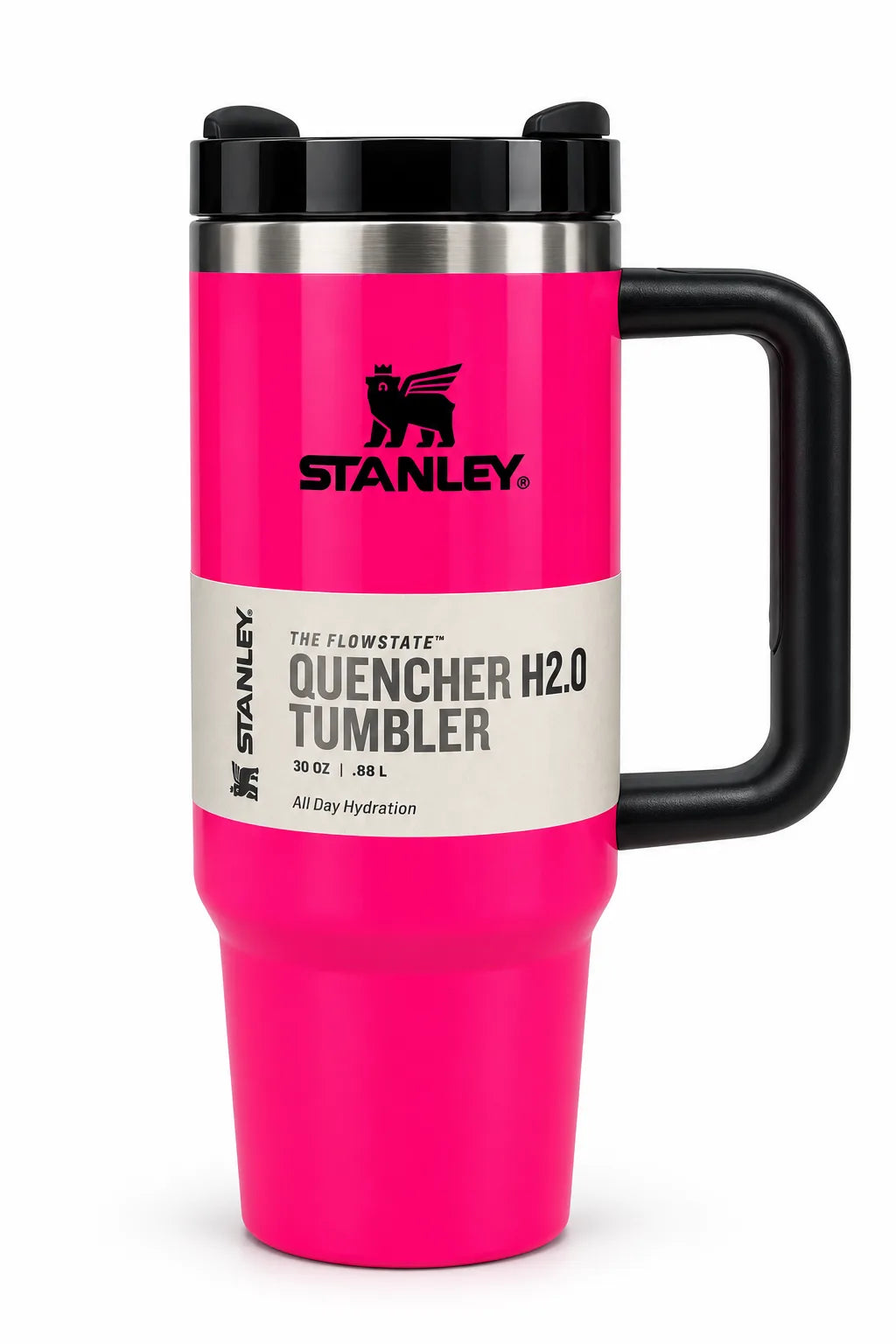 Stainless Steel Insulated Drinking Straw Cup RED ROSE 887ML 3YRS+