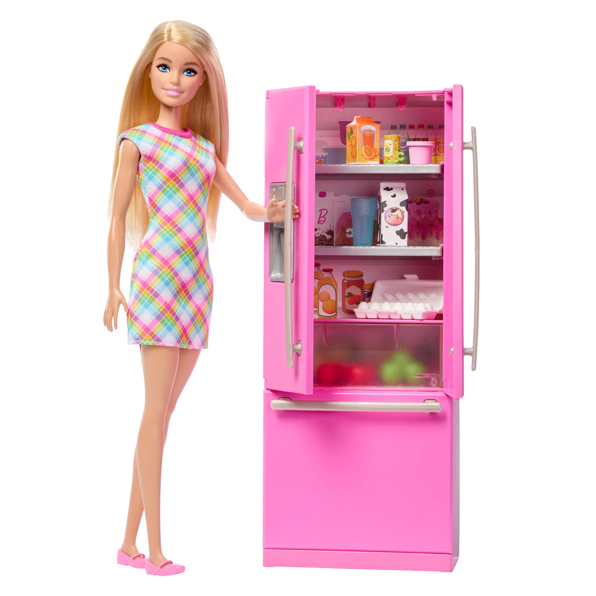 Barbie Doll and Kitchen Buildup