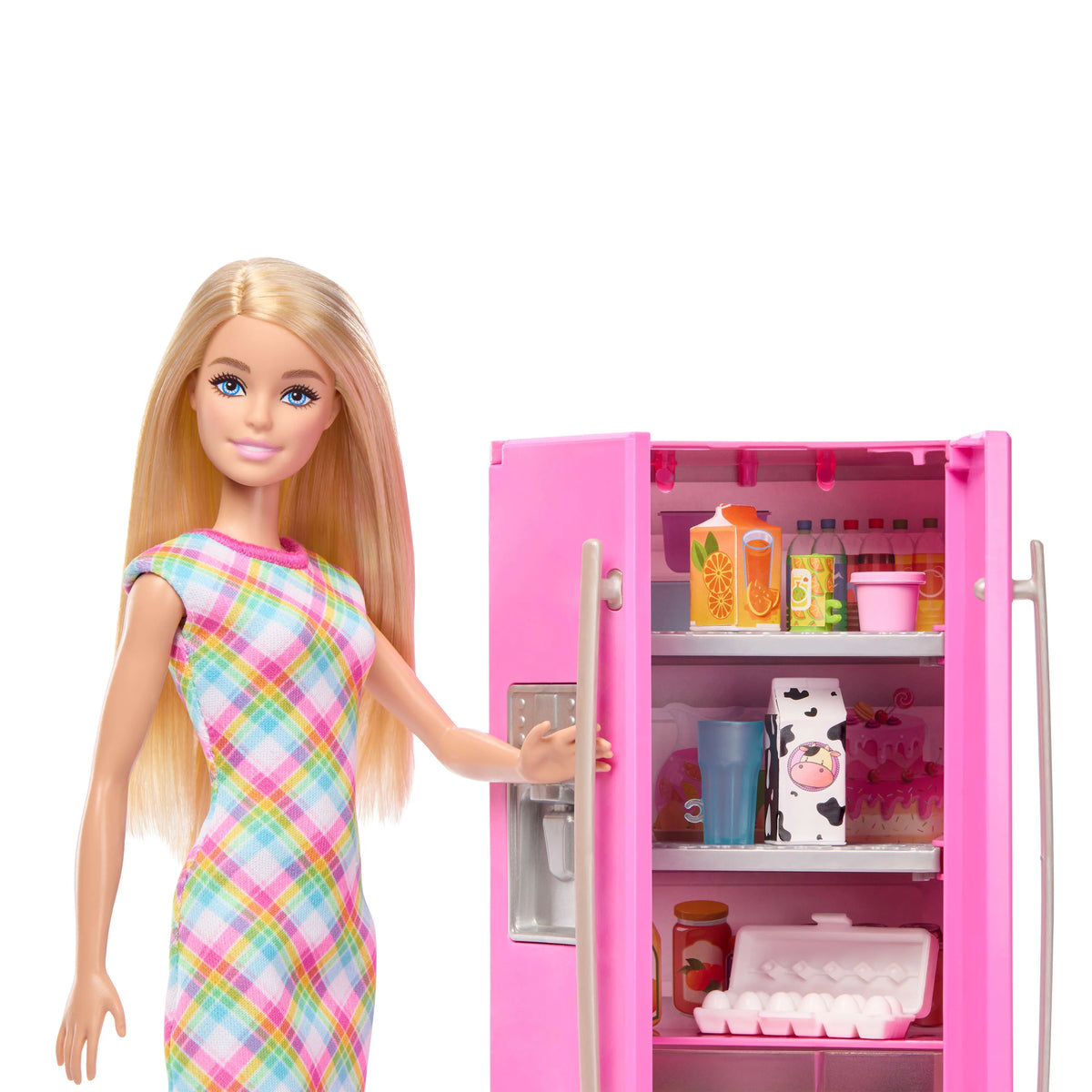Barbie Doll and Kitchen Buildup