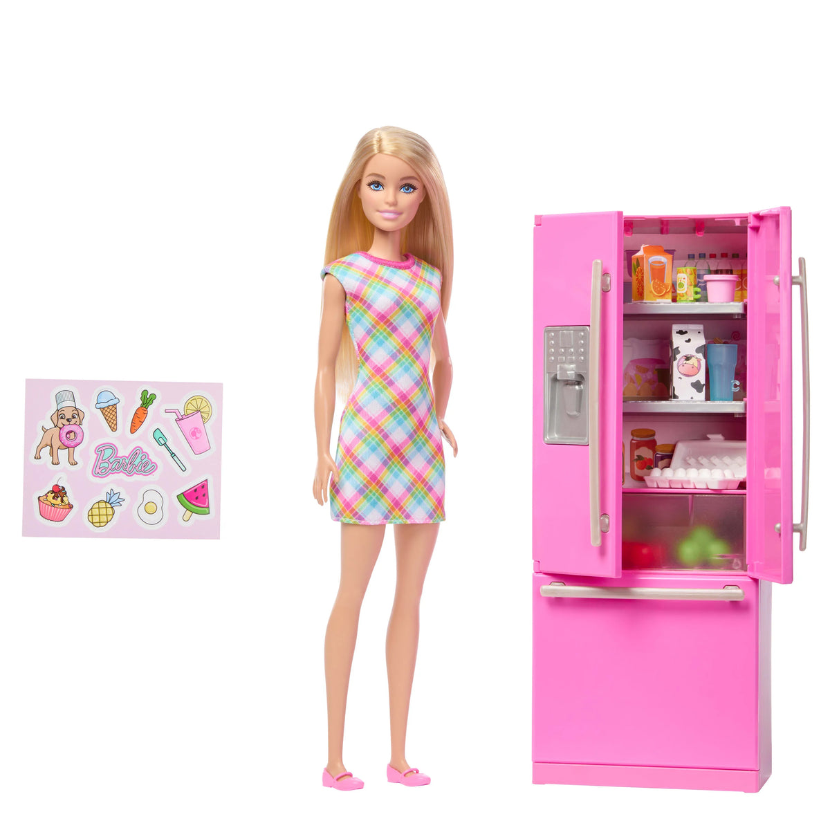 Barbie Doll and Kitchen Buildup