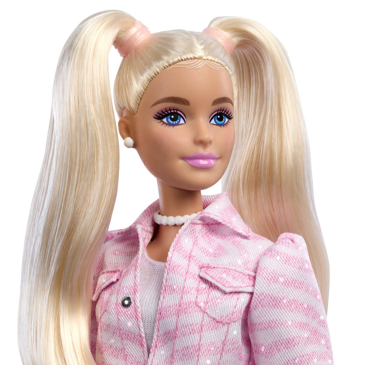 Barbiecore Deluxe Fashnts -Pink Denim Jacket