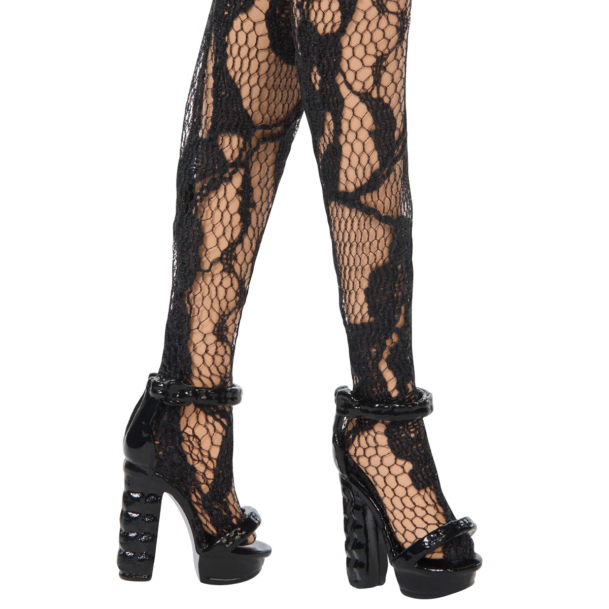 Barbiecore Deluxe Fashionistas - Pink & Black Tights