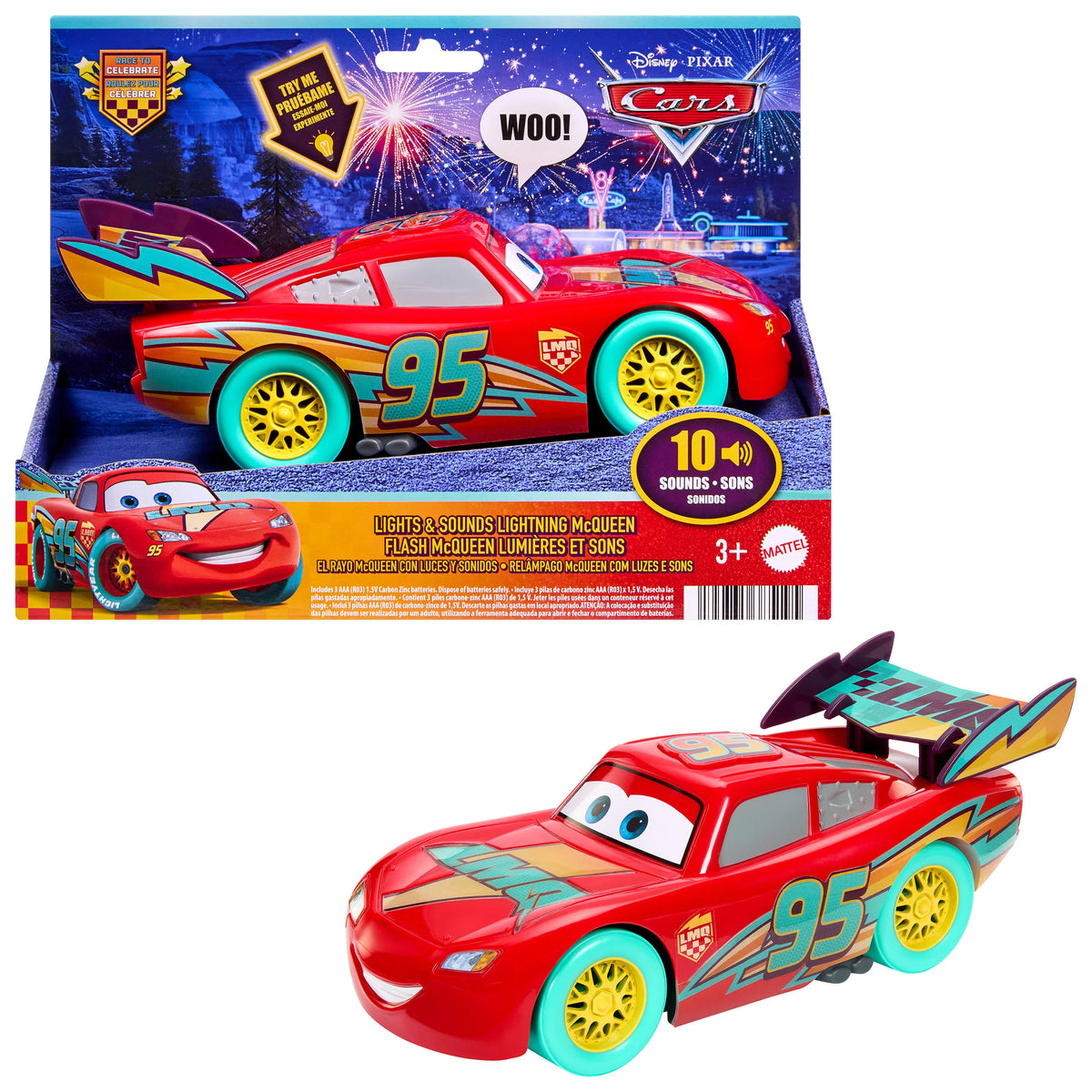 DIsney and Pixar Cars HL McQueen Day Lights & Sounds