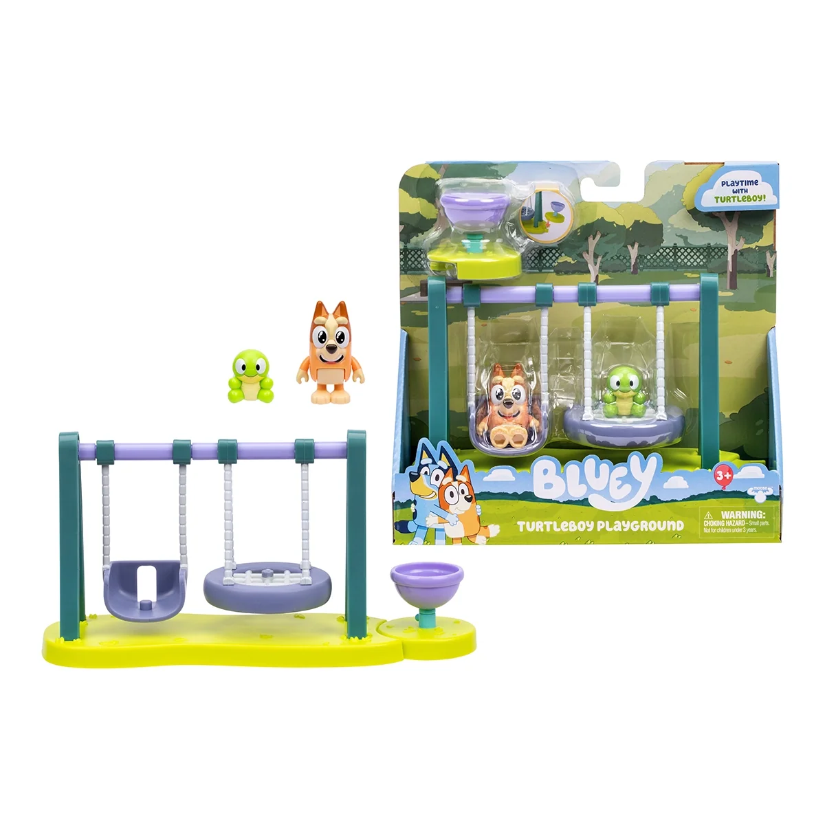 BLUEY S12 MINI PLAYSET TURTLE BOY PLAYGROUND