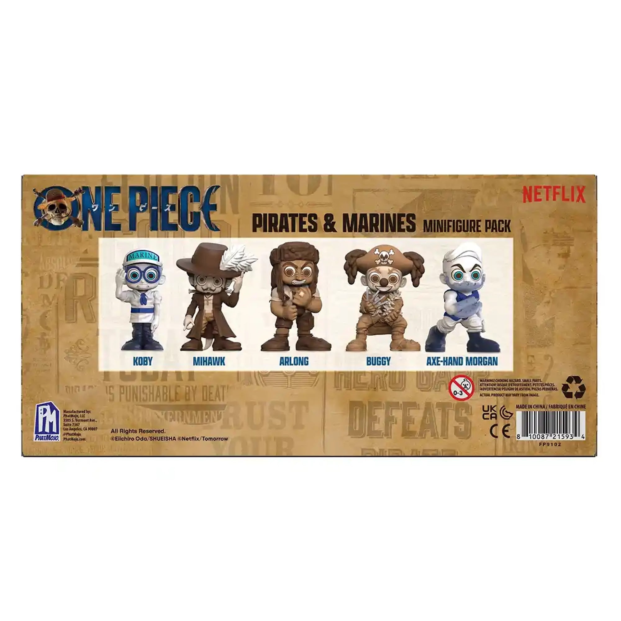 ONE PIECE COL. PIRATES&MARINES 5PACK