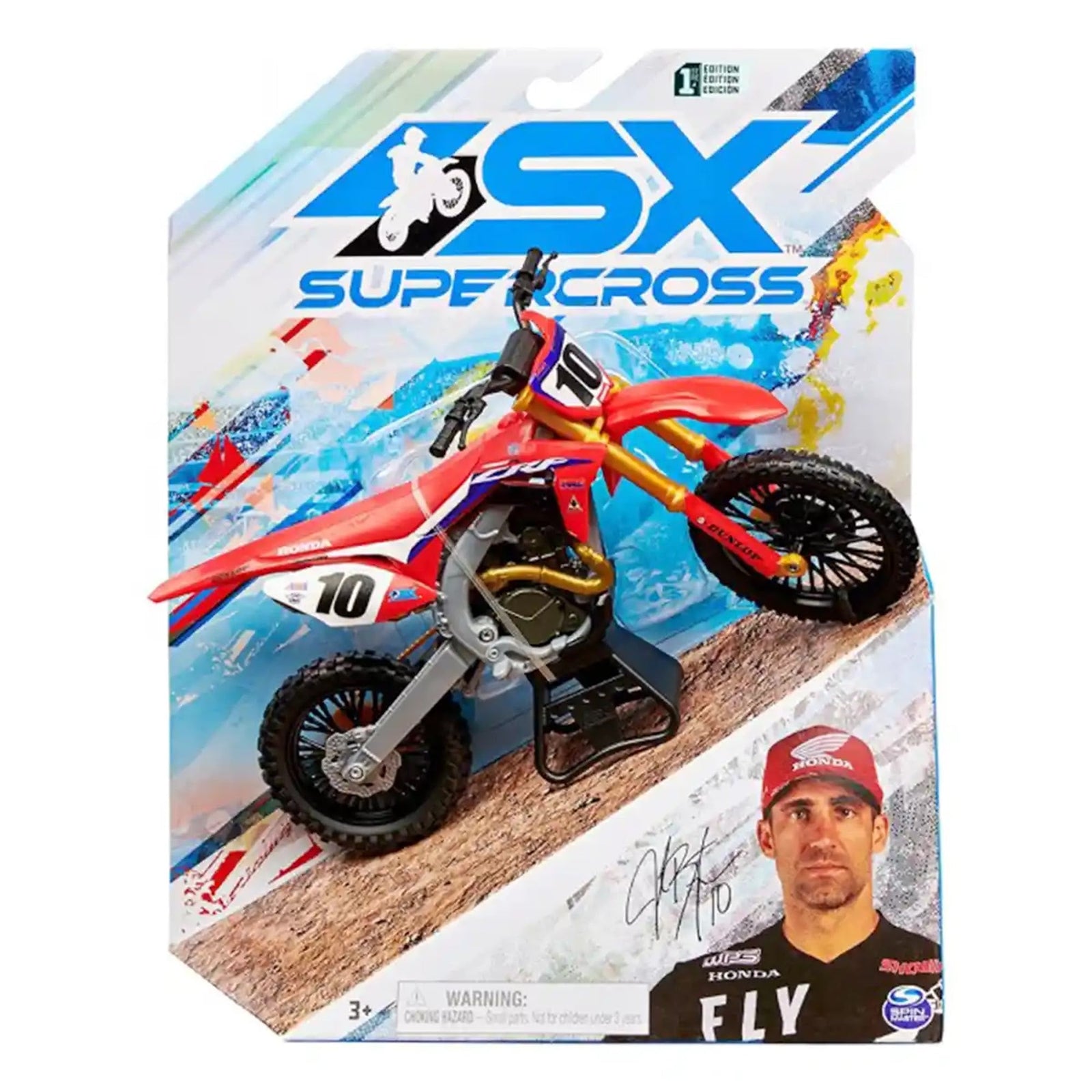 Super CrossDie-Cast1:10CollctorMotrcycle