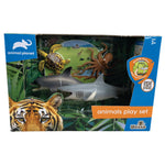 4 pcs Ocean Animals in open touch box
