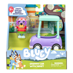 Bluey Basic Vehicle Granny Car & Janet - packaging