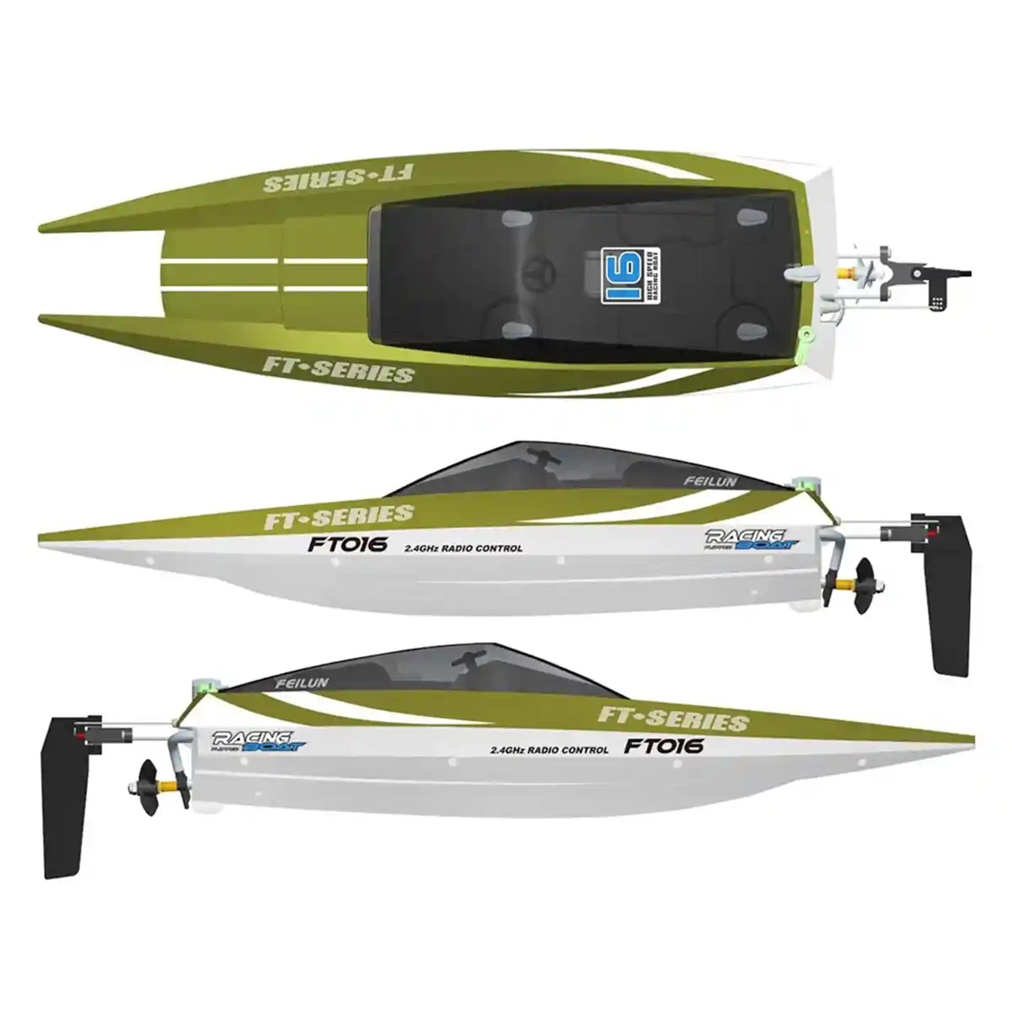 2.4G R/C FT016 RACING BOAT 14YRS+